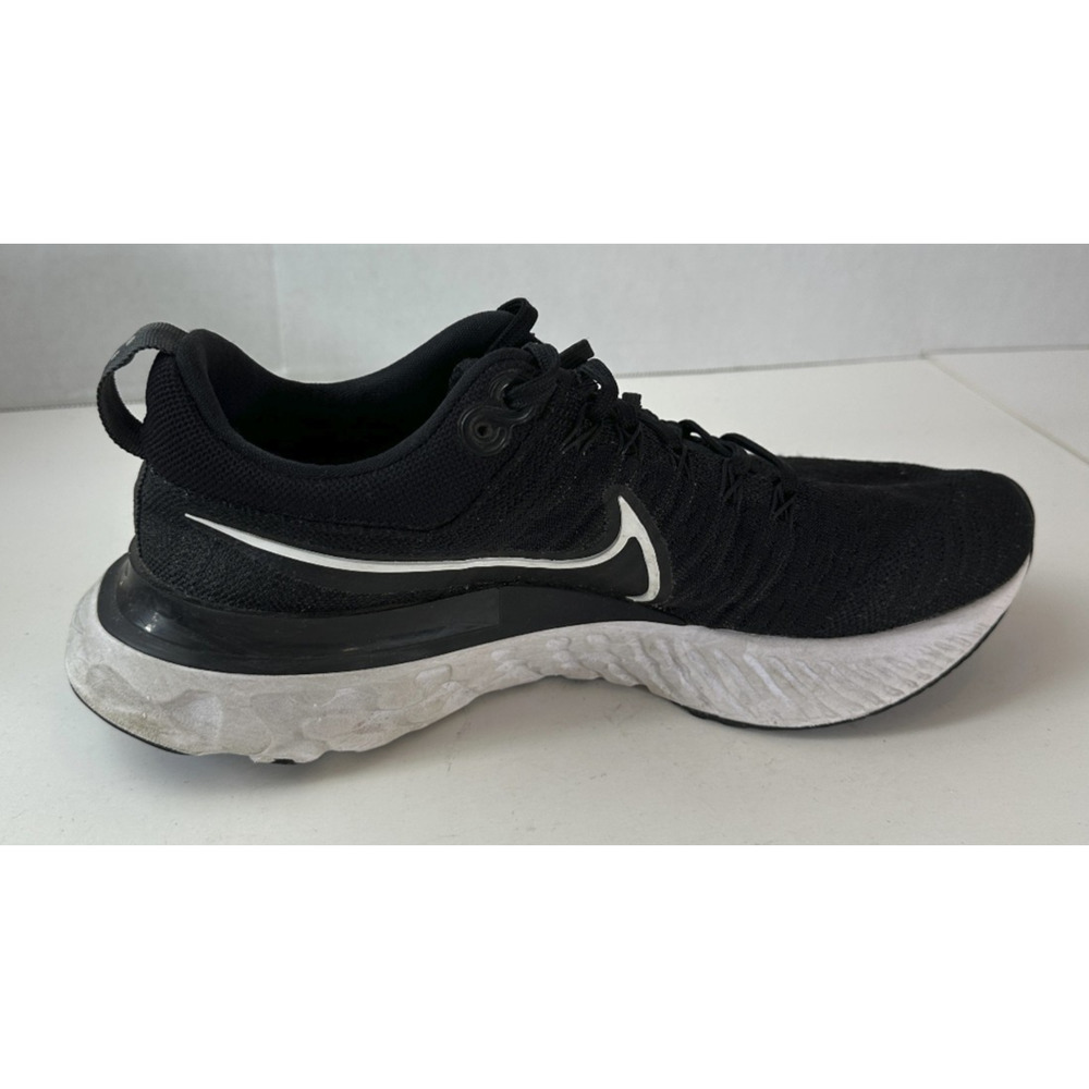 Nike React Infinity Flyknit Women’s Running Shoes 9.5 Black Gym Fitness Sneakers - Picture 7 of 14